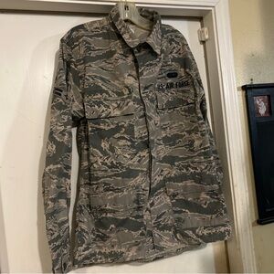Men's Camouflage Button Down Shirt